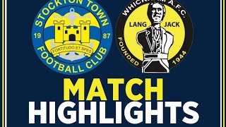 HIGHLIGHTS  Stockton Town 24 Whickham [upl. by Gundry328]