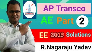 Lecture  2 AP Transco AE 2019 EE Solutions [upl. by Yenruoj]