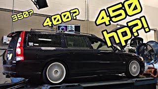 My Sleeper Volvo V70R Made WAY MORE POWER On The Dyno Than I Thought It Would [upl. by Paulson]