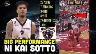 BREAKOUT GAME ni Kai Sotto TINULUNGANG MANALO ang Yokohama kontra Chiba Jets in OT [upl. by Lehsreh]