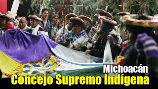 Concejo Supremo Indígena de Michoacán se manifiesta en SEGOB [upl. by Joann]