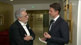 Placido Domingo interview for Zarzuela Vienna 2021 [upl. by Gibb389]