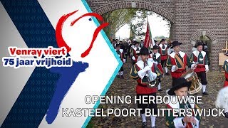 Opening herbouwde kasteelpoort Blitterswijck  11 november 2019  Peel en Maas TV Venray [upl. by Dimitry731]