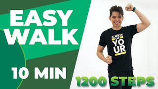 AFTER MEAL WALK • 10 MIN EASY WALK • Keoni Tamayo • Walking Workout 124 [upl. by Niwrehs]