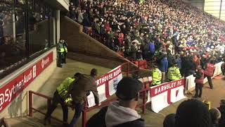 Barnsley FC Woodrow Goal Celebration Oakwell Stadium Sat 24 Nov 2018 [upl. by Mickey]