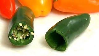 How to Cut Jalapenos for Poppers  Jalapenos Mascarpone amp Other Recipes [upl. by Atiuqel]