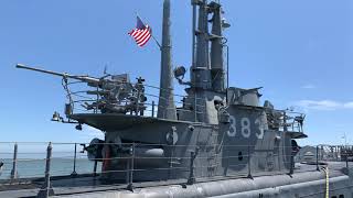 USS PAMPANITO SS383 WW2 SUBMARINE MUSEUM [upl. by Airamat]