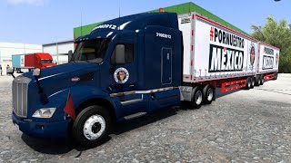 ATS 150  Descarga Skins Mexicanas Para Camión Peterbilt Base Y Cajas Remolques Base Tepacheras [upl. by Joane]