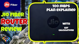 Jio Fiber 100 MBPS Speed Plan Monthly⚡Quarterly⚡SemiAnnual⚡Annual Plan with Jio FIber ROUTER Review [upl. by Rairb]