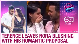 Terence Lewis proposes Nora Fatehi amp expresses his love for her in THIS romantic way [upl. by Narmak]