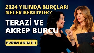 TERAZİ VE AKREP BURCU İÇİN 2024 NASIL GEÇECEK  Yükselenler nelere dikkat etmeli [upl. by Meikah]