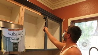 Como pintar gabinetes de cocina 1 de 2  how to paint kitchen cabinets [upl. by Tolmann]