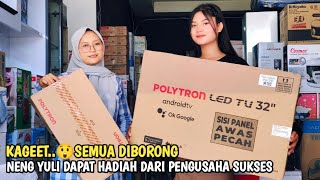 TANGIS BAHAGIA‼️NENG YULI PERAWAN DESA BELANJA BARANG ELEKTRONIK HADIAH DARI PENGUSAHA SUKSES [upl. by Ahsenhoj]