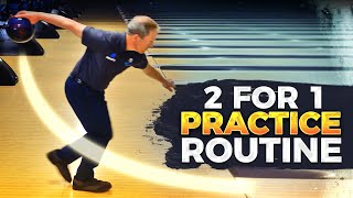 How to Practice Like the Pros 2 For 1 Bowling Tip for Bowlers [upl. by Berwick]