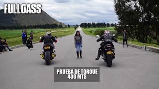 Yamaha MT10 vs Kawasaki Z1000 drag race [upl. by Riannon]