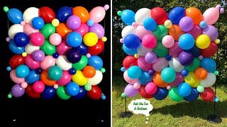 Organic Balloon Wall Decoration [upl. by Ahsihat224]