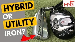 Hybrid Or Utility Iron Titleist 4 Hybrid VS Titleist U510 4 Utility Iron [upl. by Andrei]