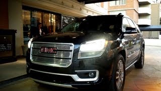 2013 GMC Acadia AWD Denali  Drive Time Review with Steve Hammes  TestDriveNow [upl. by Aronid]