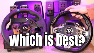 Logitech G923 VS Thrustmaster T248 🤔 WHICH BUDGET FFB WHEEL IS BEST FOR SIM RACING [upl. by Ocinom]