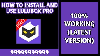 HOW TO INSTALL AND USE LULUBOX PRO LATEST VERSION  2022 [upl. by Idola]