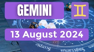 Gemini horoscope  Gemini Horoscope for Today 13 August 2024 [upl. by Novahs]