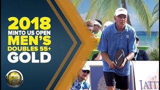 Mens Doubles 55 Gold Medal Match from the 2018 Minto US Open Pickleball Championships [upl. by Enyamrahc]