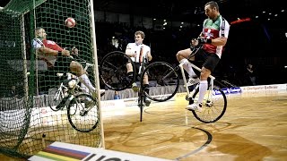 2016 UCI Indoor Cycling World Championships  Cycleball  Day 2 [upl. by Twitt377]