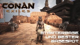 Conan Exiles 🐫 Starterbase amp bester Basespot DEGER [upl. by Othello428]