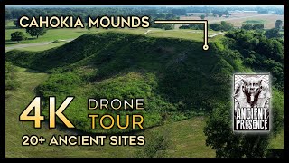 Ancient Mounds amp Massive Earthworks in the USA  4k Drone Tour [upl. by Ignatz]