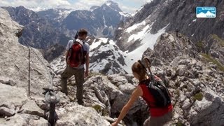 Wandern in Deutschland Die Schärtenspitze  Teil 2 Abstieg über die Eisbodenscharte zur Schärtenalm [upl. by Arriaes]