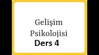 Gelişim Psikolojisi Salih Yıldırım Ders 4  PİAGET Şema Refleksler Kavramlar [upl. by Remos]