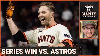 SF Giants Dramatic WalkOff Sets Stage for Big Series Win vs Astros [upl. by Kirt521]