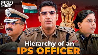 What is The Hierarchy in Indian Police Services IPS ips ipshierarchy ipsmotivation [upl. by Meilen]