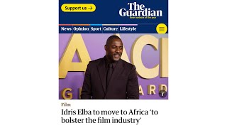 Idris Elba Plans To Build A State Of The Art Movie Studio In Ghana amp Africa [upl. by Saffian]