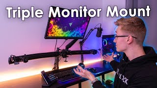 My Triple Monitor Mount Setup [upl. by Kane]