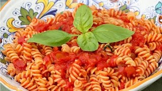 Fusilli Pasta with Tomato Sauce  Rossellas Cooking with Nonna [upl. by Dnarb691]