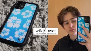 UNBOXING WILDFLOWER CASE case review [upl. by Arjun]