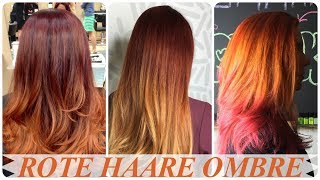 Trendfrisuren ombre rote haare [upl. by Sedda291]