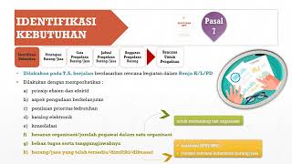 PERENCANAAN PENGADAAN versi Kepdep sebelum Perlem 11 2021 [upl. by Gnivri]