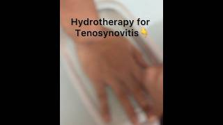 Hydrotherapy for TENOSYNOVITIS👈🏻 [upl. by Eillas]