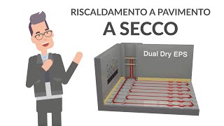 Riscaldamento a pavimento a secco Dual Dry EPS [upl. by Nilknarf]