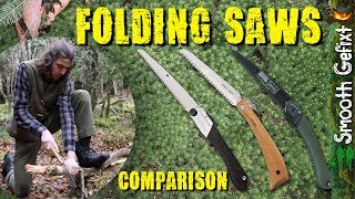 Best Folding Saw – Comparison Opinel No 18 vs Bahco Laplander vs Silky Gomboy 210  Bushcraft Saws [upl. by Korella]