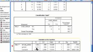 Logistic Regression  SPSS part 4 [upl. by Dunn55]