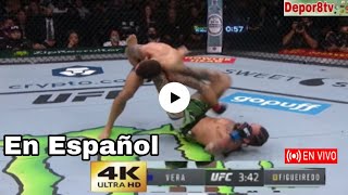 Chito Vera vs Deiveson Figueiredo en vivo en Español por el peso gallo Abu Dhabi [upl. by Sibyls214]