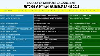 HAYA HAPA MATOKEO YA DARASA LA NNE NA SABA 2023 ZANZIBAR [upl. by Richardo]