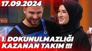 MasterChef 17 Eylül İlk Dokunulmazlık Oyununu Kazanan Takım Belli Oldu  Yeni Bölüm Fragmanı [upl. by Ayikat]