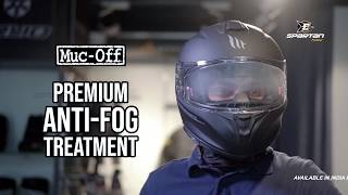 MucOff Anti Fog Treatment  Premium  Spartan ProGear [upl. by Otokam]