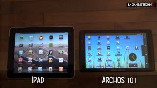 Tablettes Archos 70 et 101 à lassaut de liPad [upl. by Aiyotal]