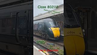 Class 802113 arrives at Taunton  IRL Trainspotting [upl. by Alidis877]