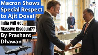 Macron Shows Special Respect to Ajit Doval  Nuclear Submarine Deal Almost Ready [upl. by Longfellow]